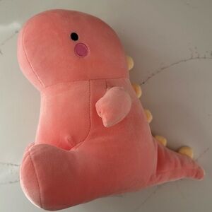 Ellie Wilde pink dinosaur plush stuffed animal